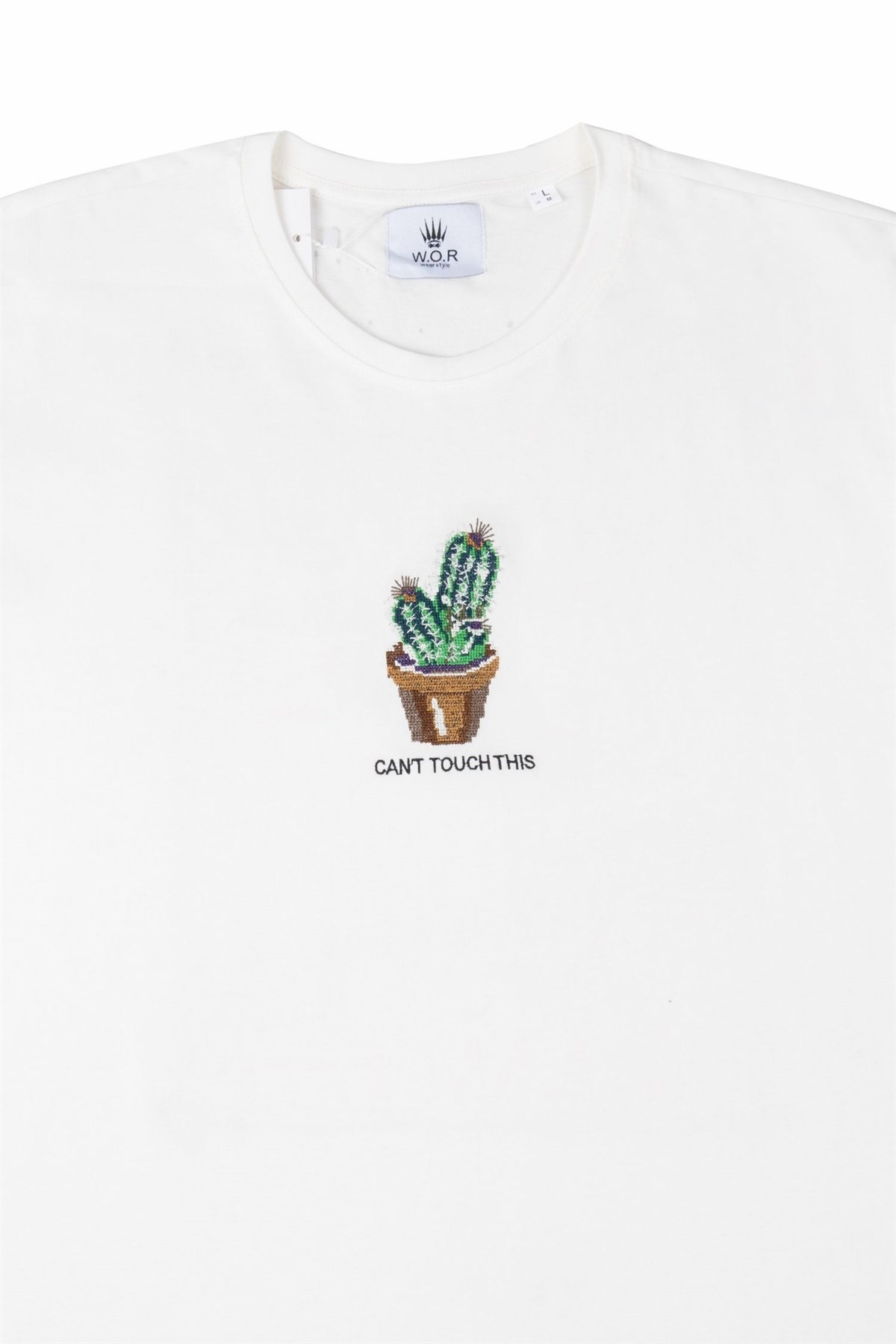 CACTUS T-SHIRT WHITET-SHIRTWATCH OF ROYALCACTUSWHİTECACTUS T-SHIRT WHITE