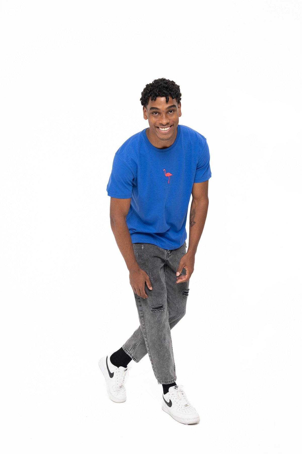 FLAMINGO T-SHIRT BLUET-SHIRTWATCH OF ROYALFLMNGBLUEFLAMINGO T-SHIRT BLUE