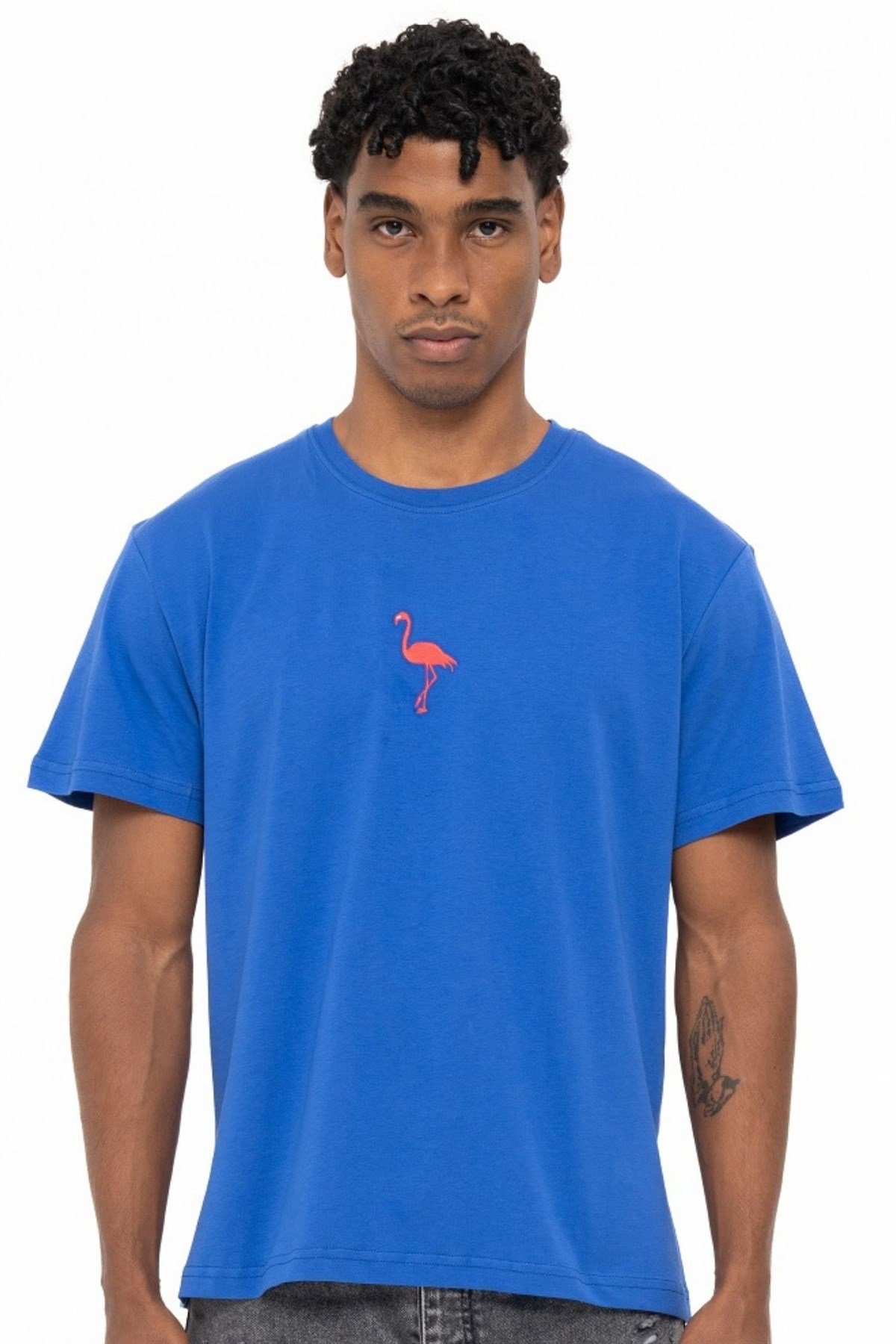 FLAMINGO T-SHIRT BLUET-SHIRTWATCH OF ROYALFLMNGBLUEFLAMINGO T-SHIRT BLUE