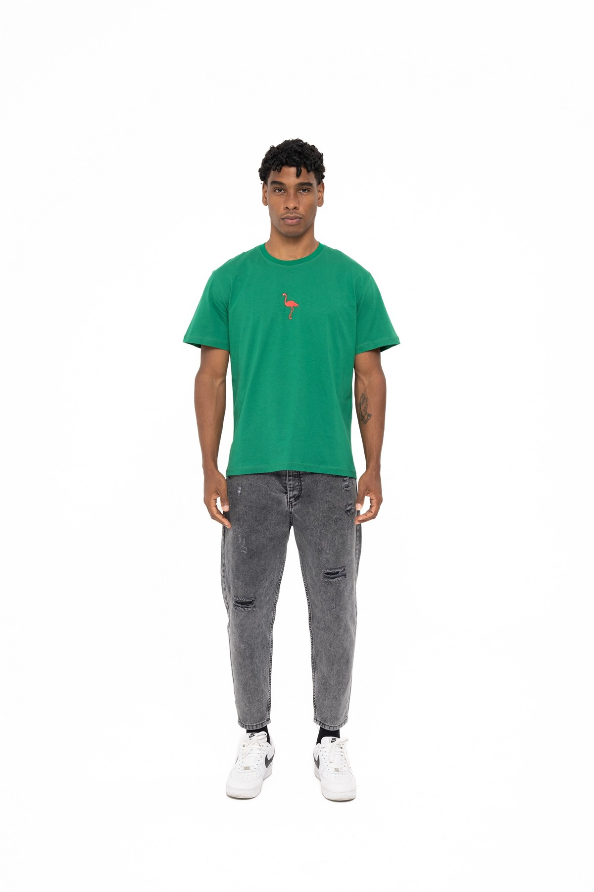 FLAMINGO T-SHIRT GREENT-SHIRTWATCH OF ROYALFLMNGGREENFLAMINGO T-SHIRT GREEN