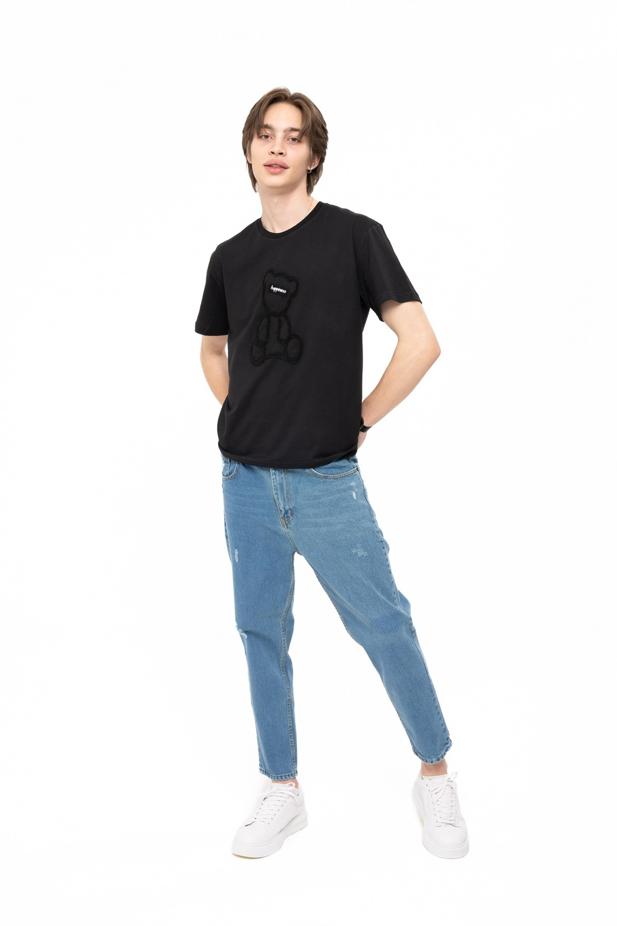 HAPPINESS T-SHIRT BLACKT-SHIRTWATCH OF ROYALHAPPINESSBLACKHAPPINESS T-SHIRT BLACK