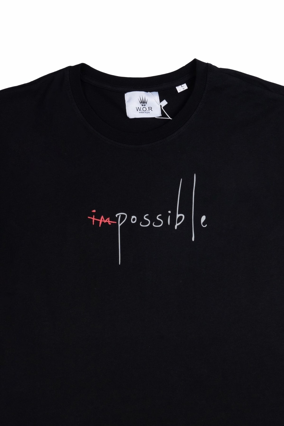 IMPOSSIBLE T-SHIRT BLACKT-SHIRTWATCH OF ROYALIMPSSBLBLCKIMPOSSIBLE T-SHIRT BLACK