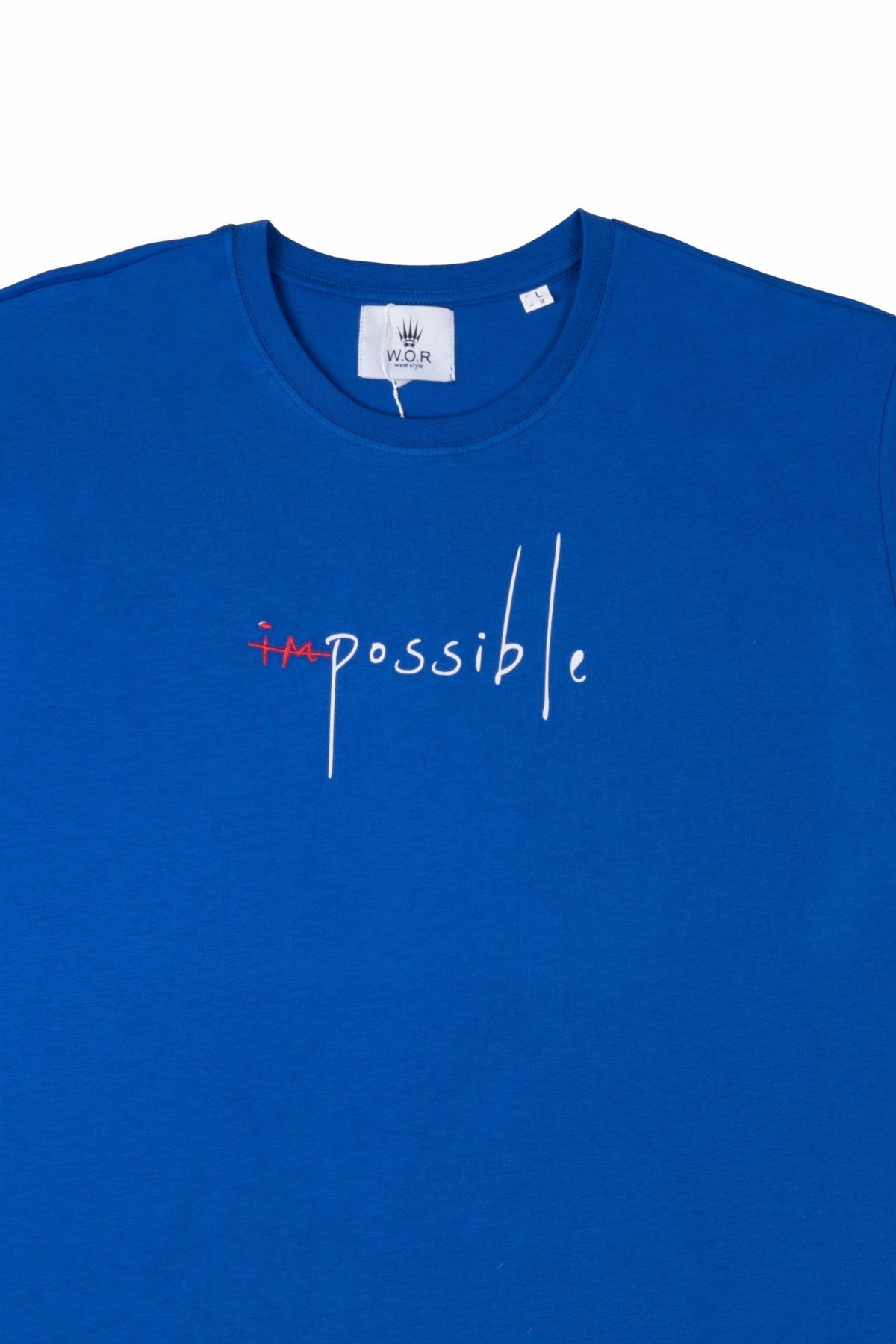IMPOSSIBLE T-SHIRT MAVİT-SHIRTWATCH OF ROYALIMPSSBLBLUEIMPOSSIBLE T-SHIRT MAVİ