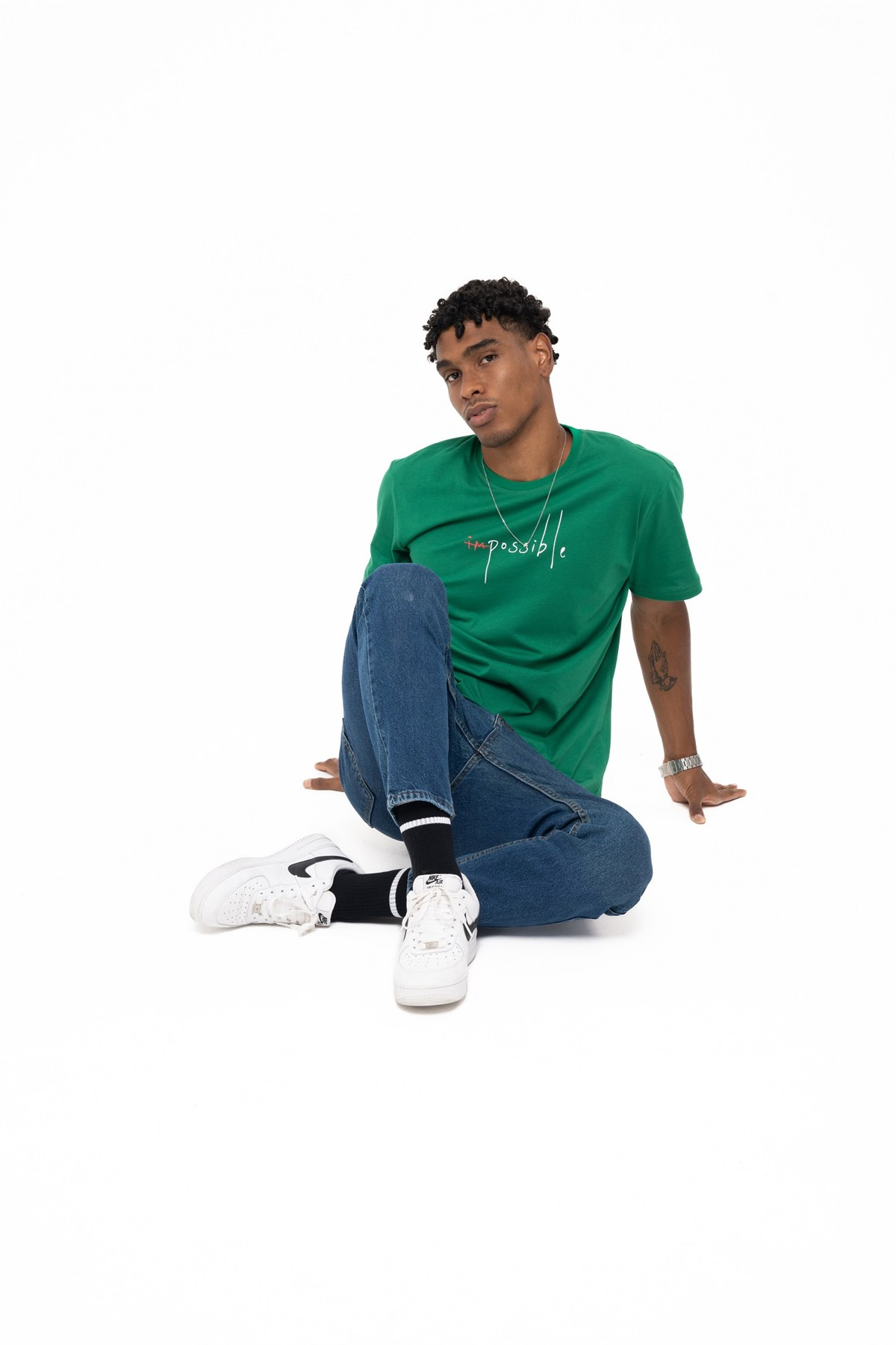 IMPOSSIBLE T-SHIRT YEŞİLT-SHIRTWATCH OF ROYALIMPSSBLGRENIMPOSSIBLE T-SHIRT YEŞİL