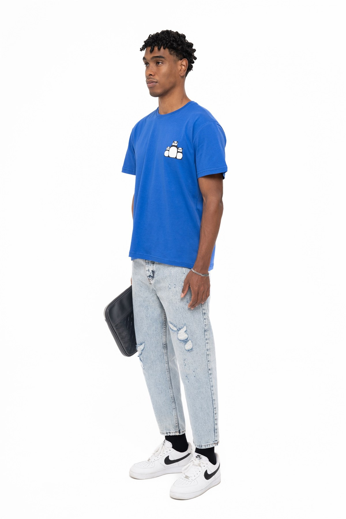 PANDA T-SHIRT BLUET-SHIRTWATCH OF ROYALPANDABLUEPANDA T-SHIRT BLUE