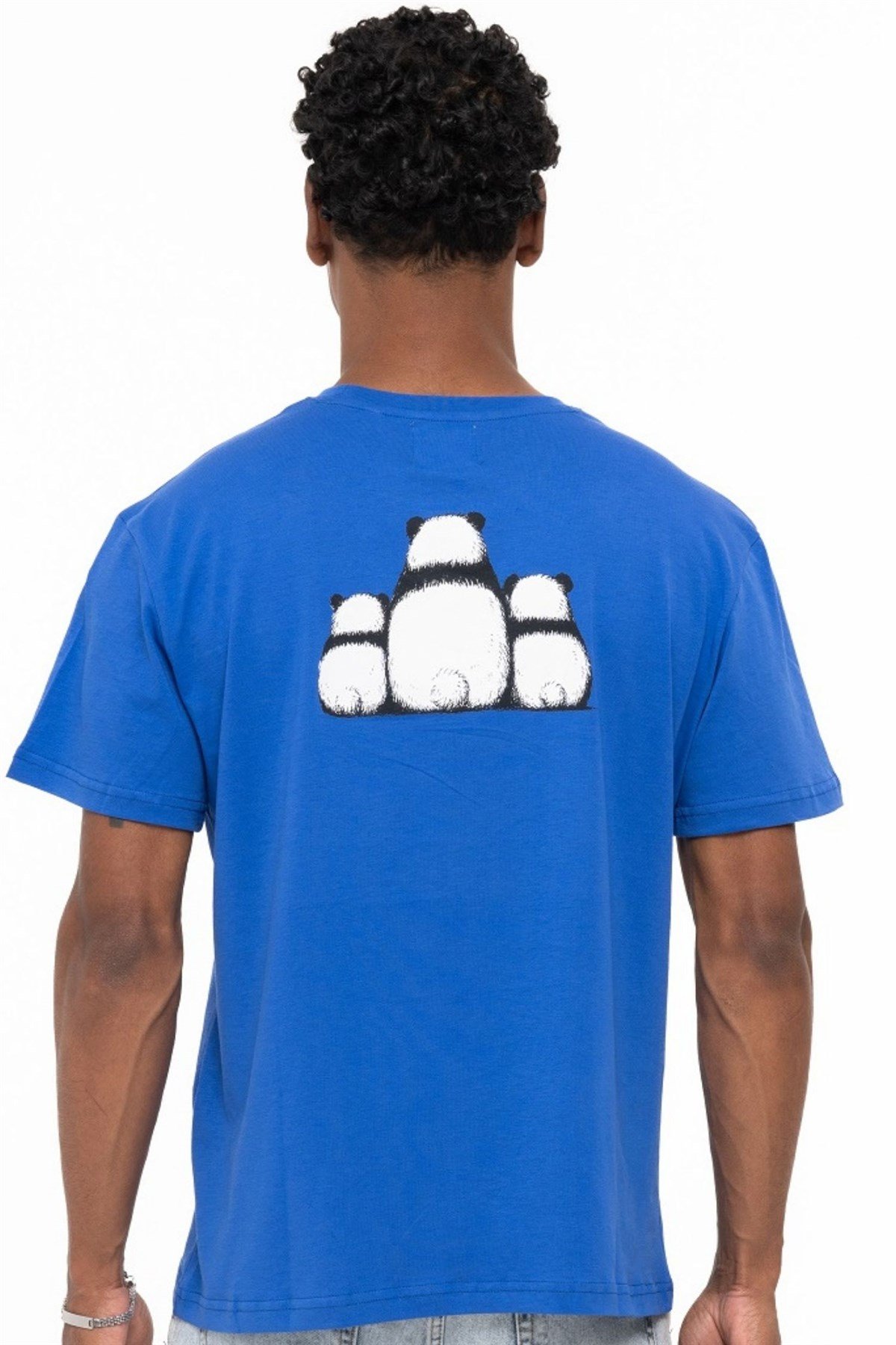 PANDA T-SHIRT BLUET-SHIRTWATCH OF ROYALPANDABLUEPANDA T-SHIRT BLUE