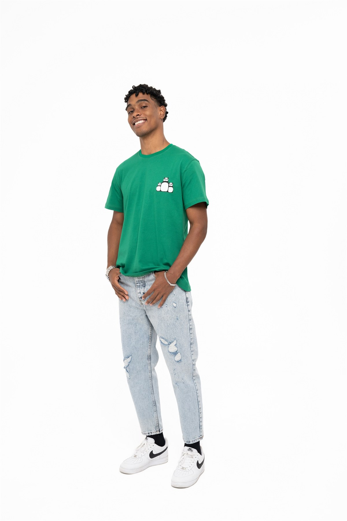 PANDA T-SHIRT GREENT-SHIRTWATCH OF ROYALPANDAGREENPANDA T-SHIRT GREEN