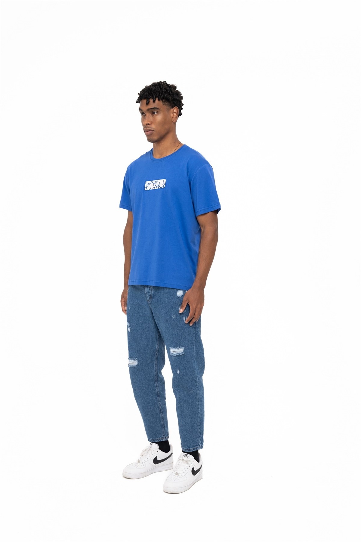 PLEASURE T-SHIRT BLUET-SHIRTWATCH OF ROYALPLEASUREBLUEPLEASURE T-SHIRT BLUE