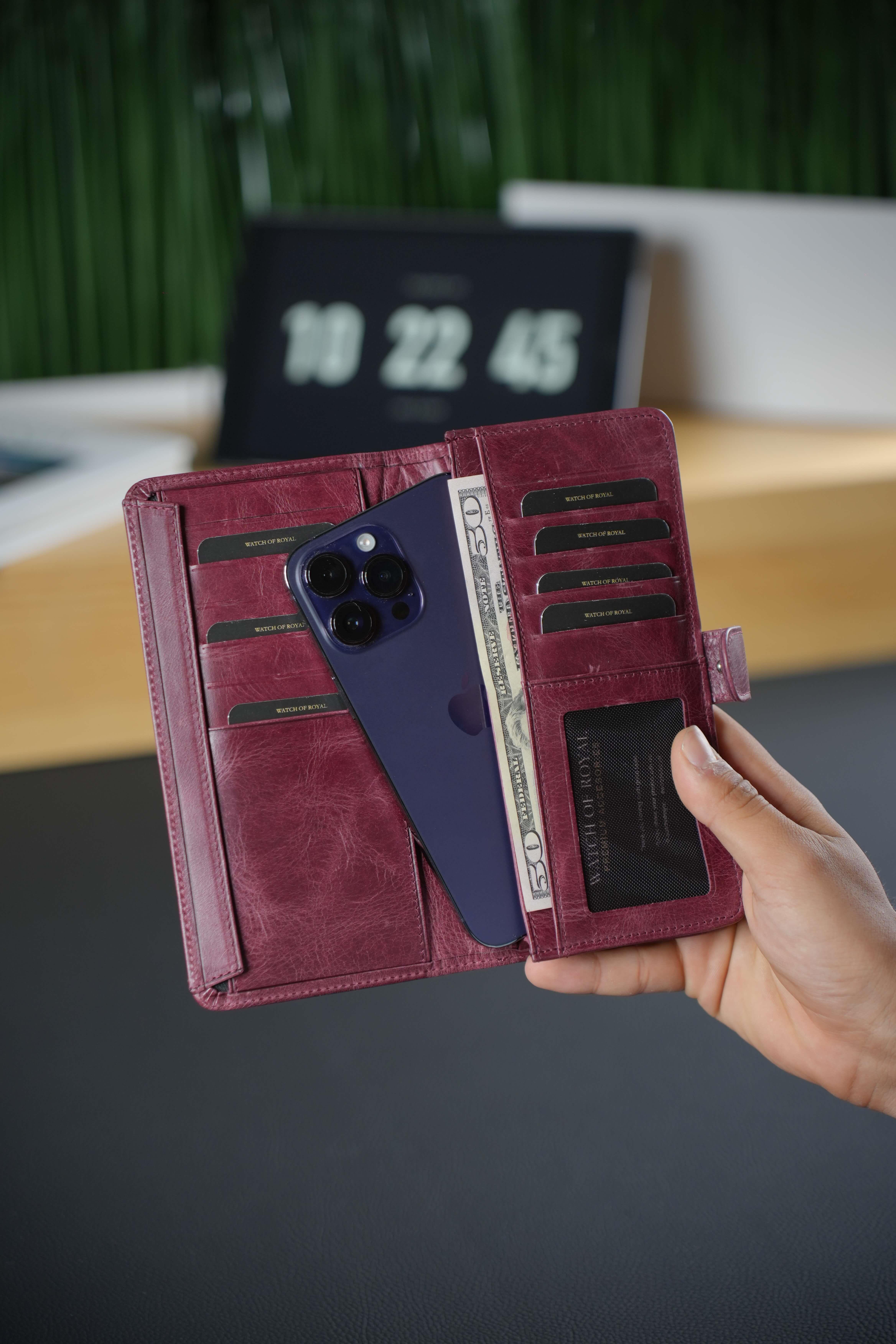 Hakiki Deri Cüzdan ve Portföy Çanta Crazy Bordo 13 Kart Bölmeli Cüzdan ve Kartlık BeltTelefon Cüzdanı KonseptWATCHOFROYALBELTHakiki Deri Cüzdan ve Portföy Çanta Crazy Bordo 13 Kart Bölmeli Cüzdan ve Kartlık Belt