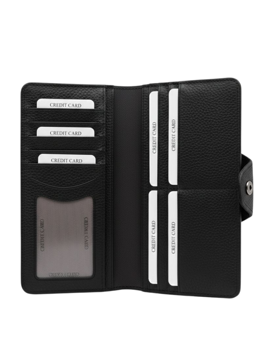 BELT Siyah Hakiki Deri Telefon CüzdanıTelefon CüzdanıWATCHOFROYALBELTBELT Siyah Hakiki Deri Telefon Cüzdanı