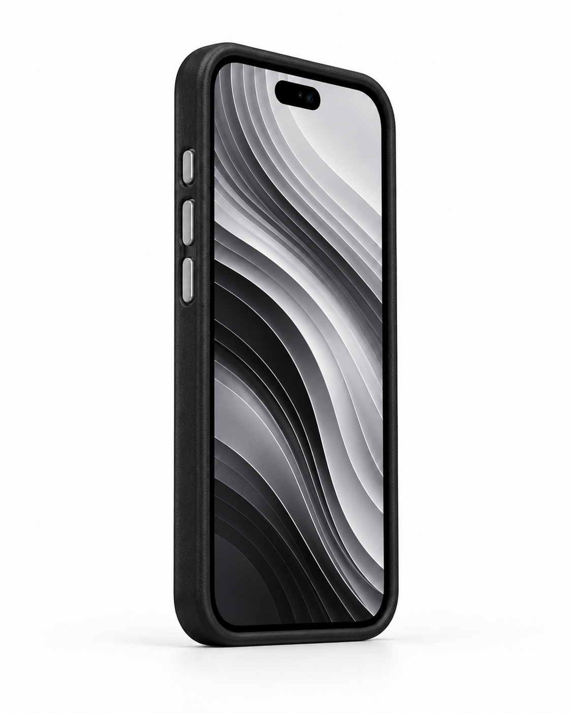 Bexocase Iphone 17 Siyah Manyetik Özellikli Deri Kılıf 