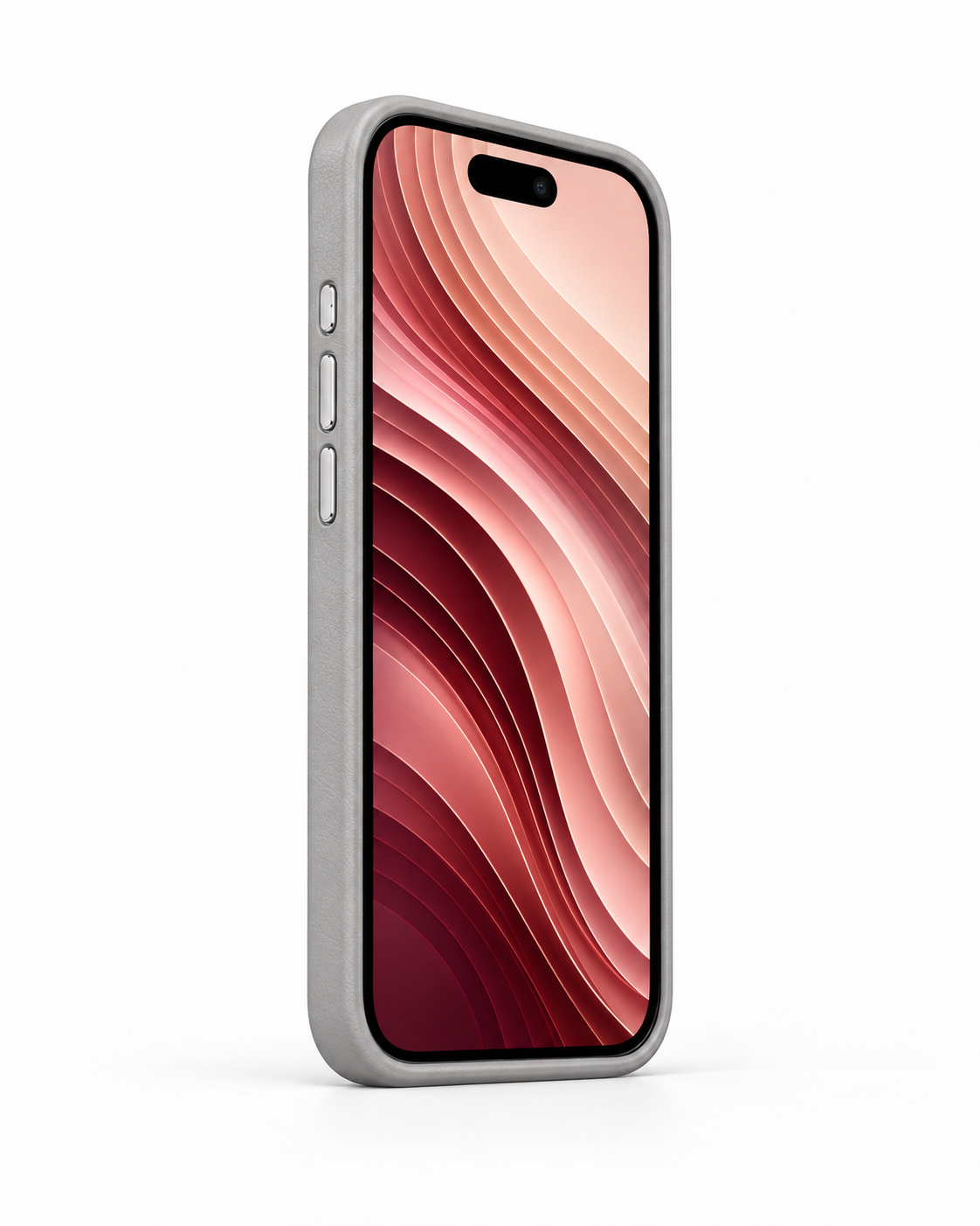 Bexocase Iphone 17 Gri Manyetik Özellikli Deri Kılıf 