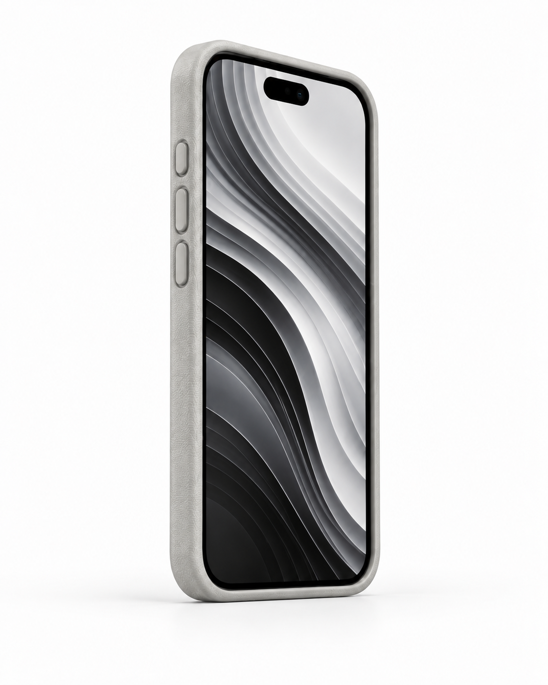 Bexocase Iphone 17 Pro Gri Magsafe Özellikli Deri Kılıf 