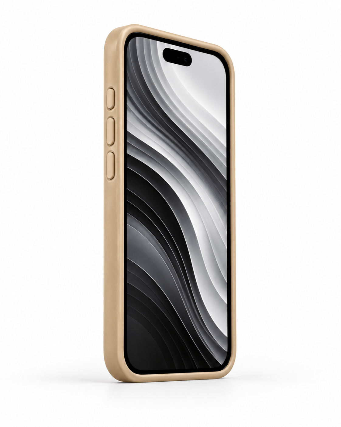 Biocase Iphone 17 Pro Max Krem Manyetik Özellikli Deri Kılıf 