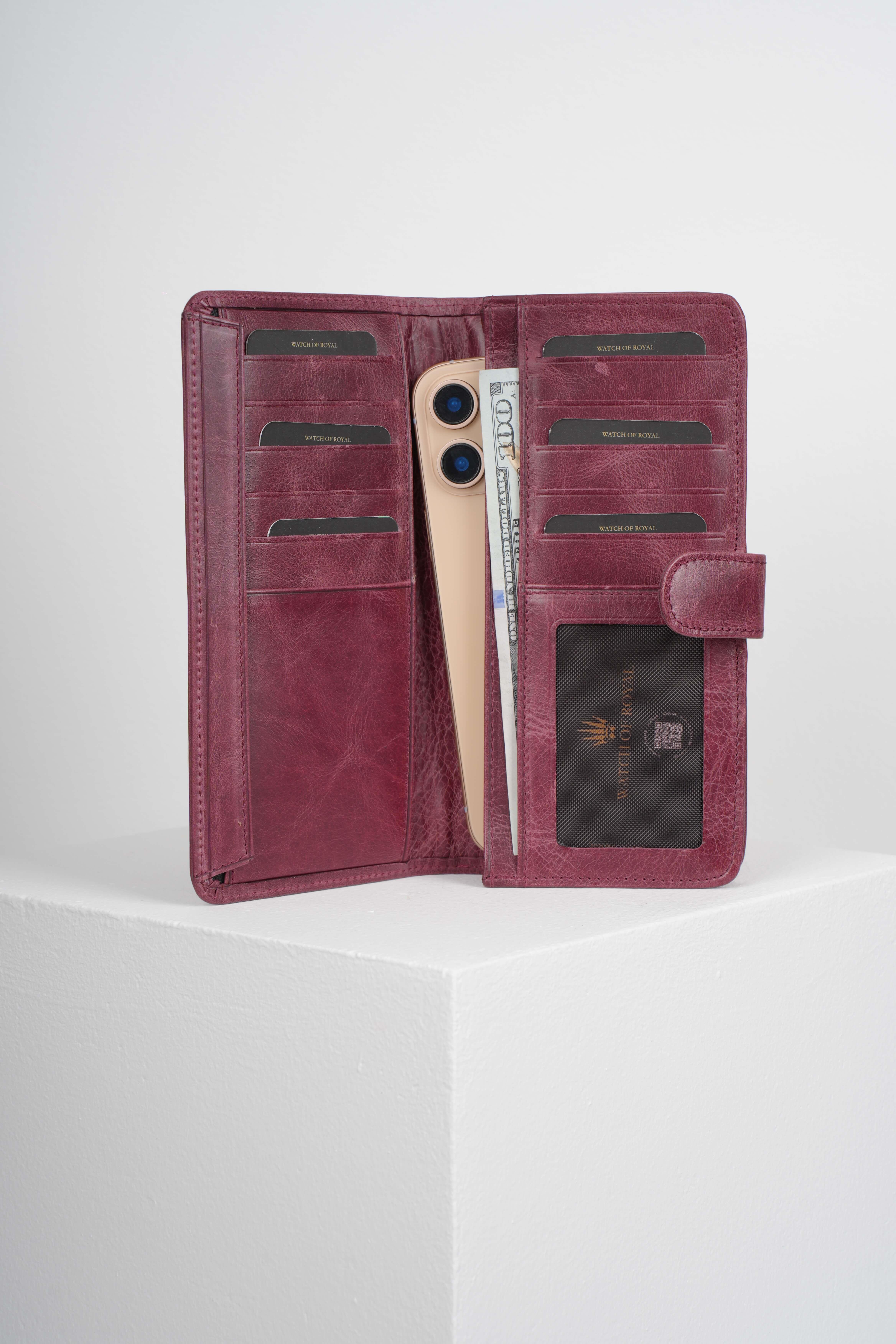 BELT CRAZY BURGUNDY PHONE WALLETTelefon CüzdanıWATCHOFROYALBLTCRZBRDOBELT CRAZY BURGUNDY PHONE WALLET