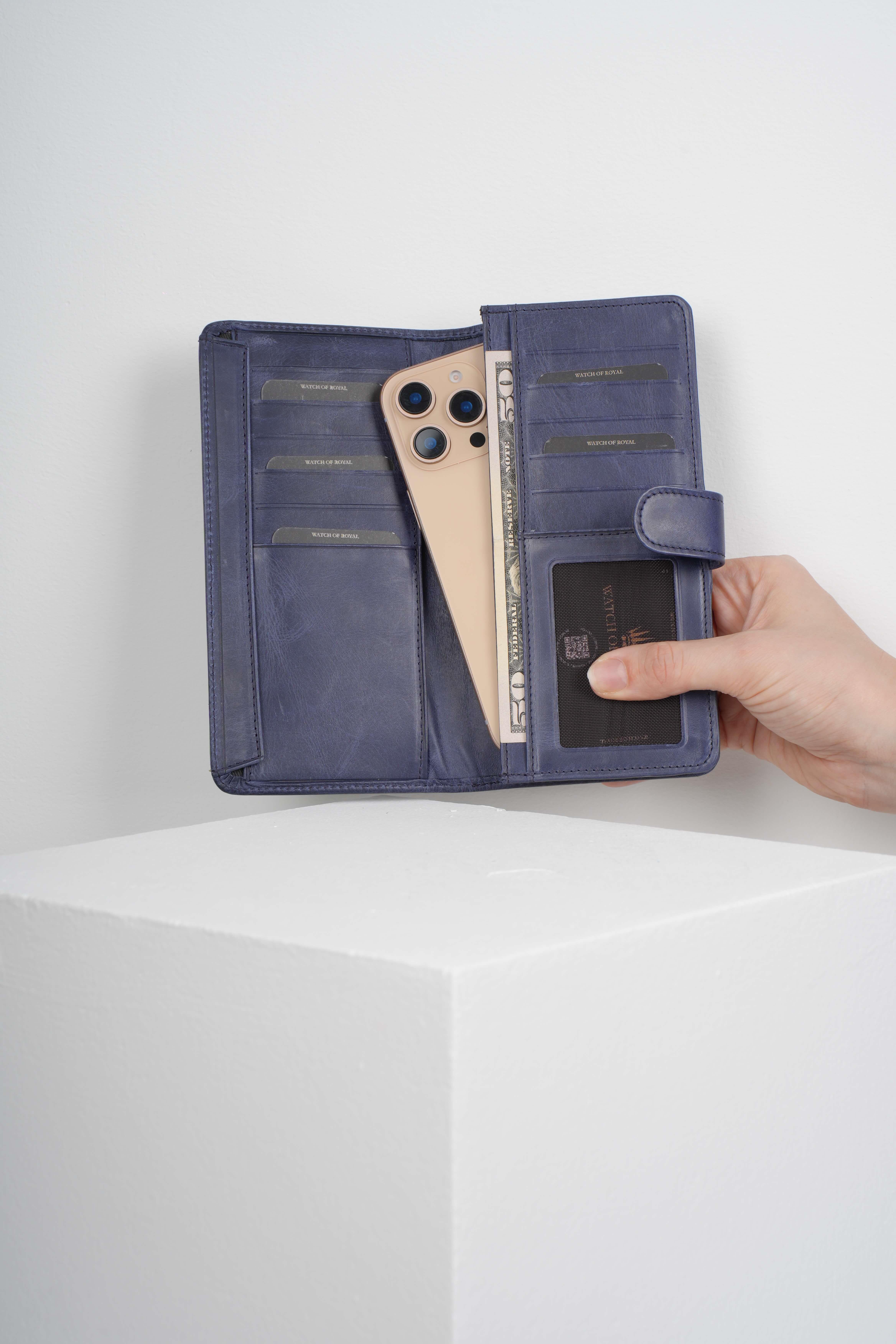BELT NAVY BLUE PHONE WALLETTelefon CüzdanıWATCHOFROYALBLTNVYBLUEBELT NAVY BLUE PHONE WALLET