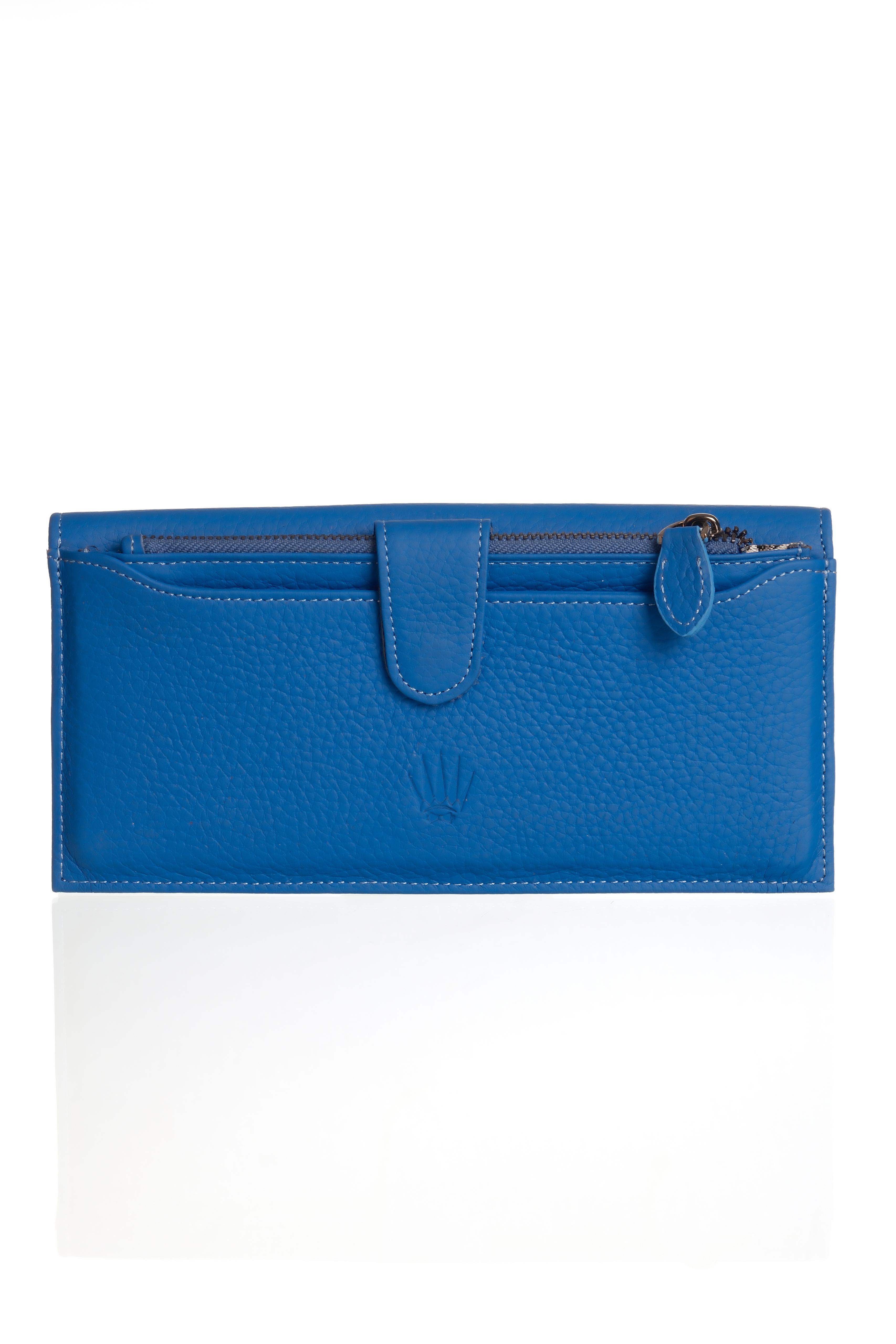 EMPIRE BLUE GENUINE LEATHER PHONE WALLETTelefon CüzdanıWATCHOFROYALEMPRBLEMPIRE BLUE GENUINE LEATHER PHONE WALLET