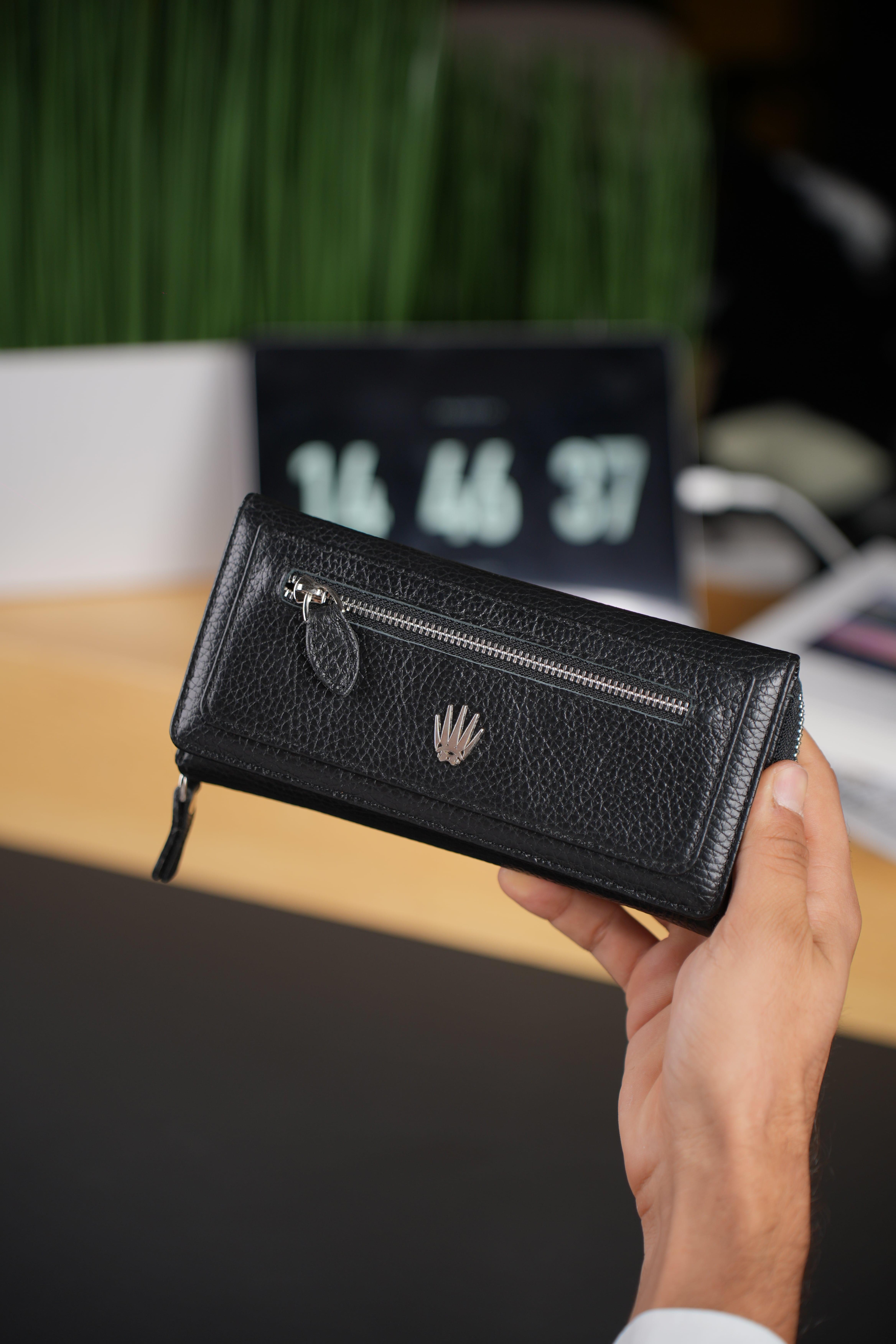 FINE SİYAH HAKİKİ DERİ TELEFON CÜZDANITelefon CüzdanıWATCHOFROYALFINEBLCKFINE SİYAH HAKİKİ DERİ TELEFON CÜZDANI