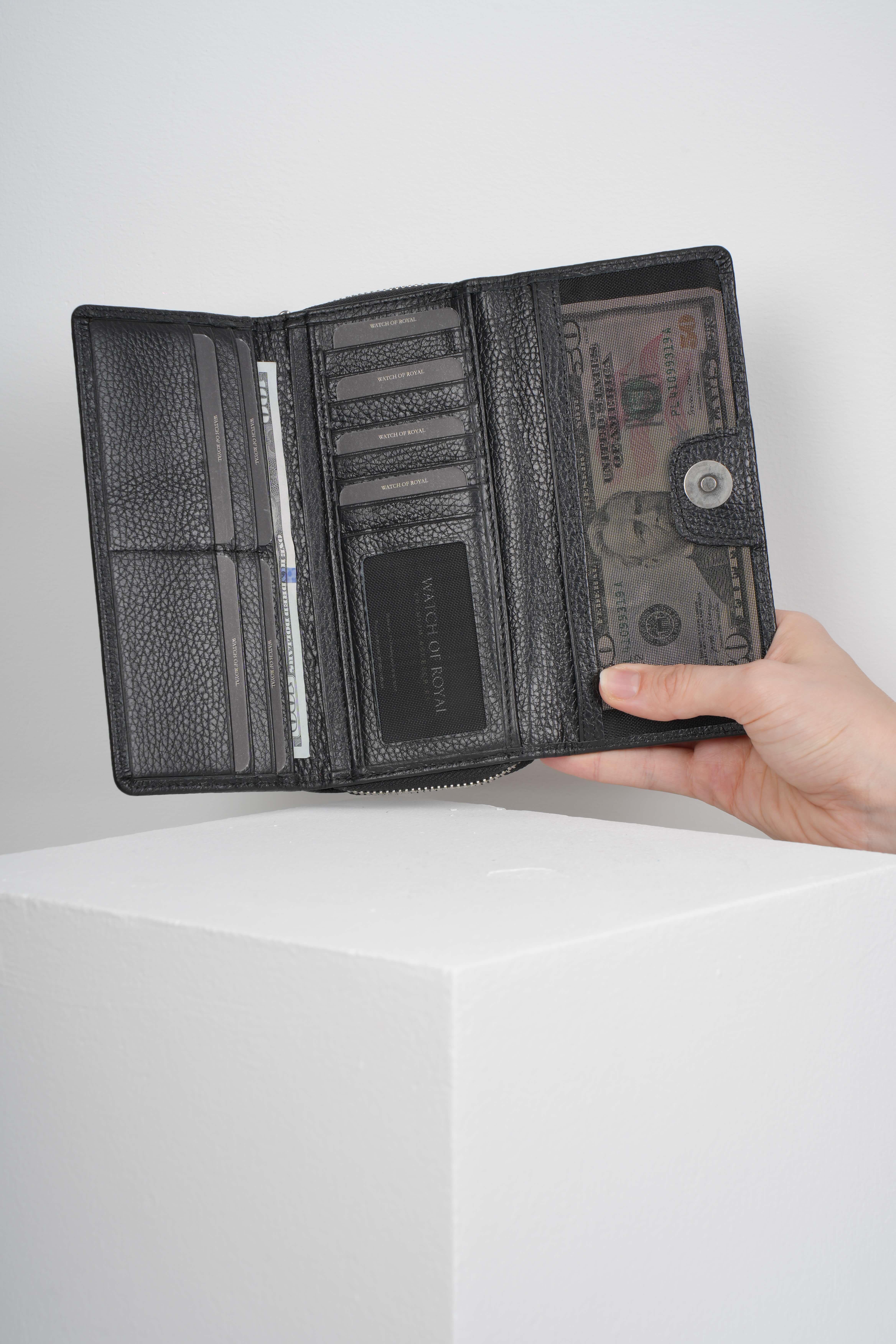 FINE SİYAH HAKİKİ DERİ TELEFON CÜZDANITelefon CüzdanıWATCHOFROYALFINEBLCKFINE SİYAH HAKİKİ DERİ TELEFON CÜZDANI