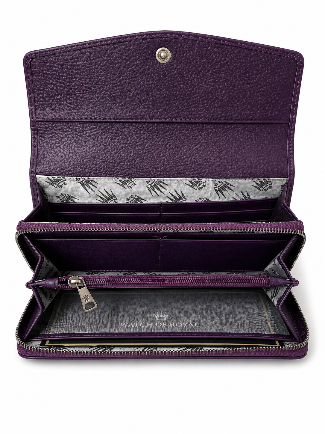 Foilo Mürdüm TELEFON CÜZDANITelefon CüzdanıWATCHOFROYALFOİLOFoilo Mürdüm TELEFON CÜZDANI