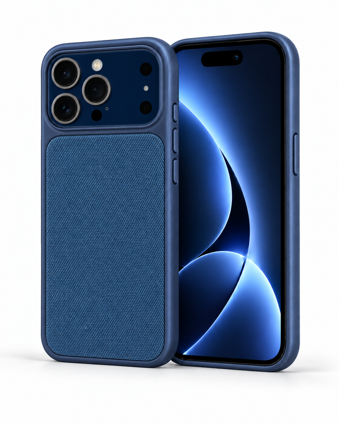 Gridcase Iphone 16Pro Max Lacivert Manyetik Özellikli Deri Kılıf 
