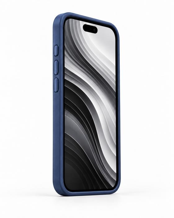 Gridcase Iphone 16Pro Max Lacivert Manyetik Özellikli Deri Kılıf 
