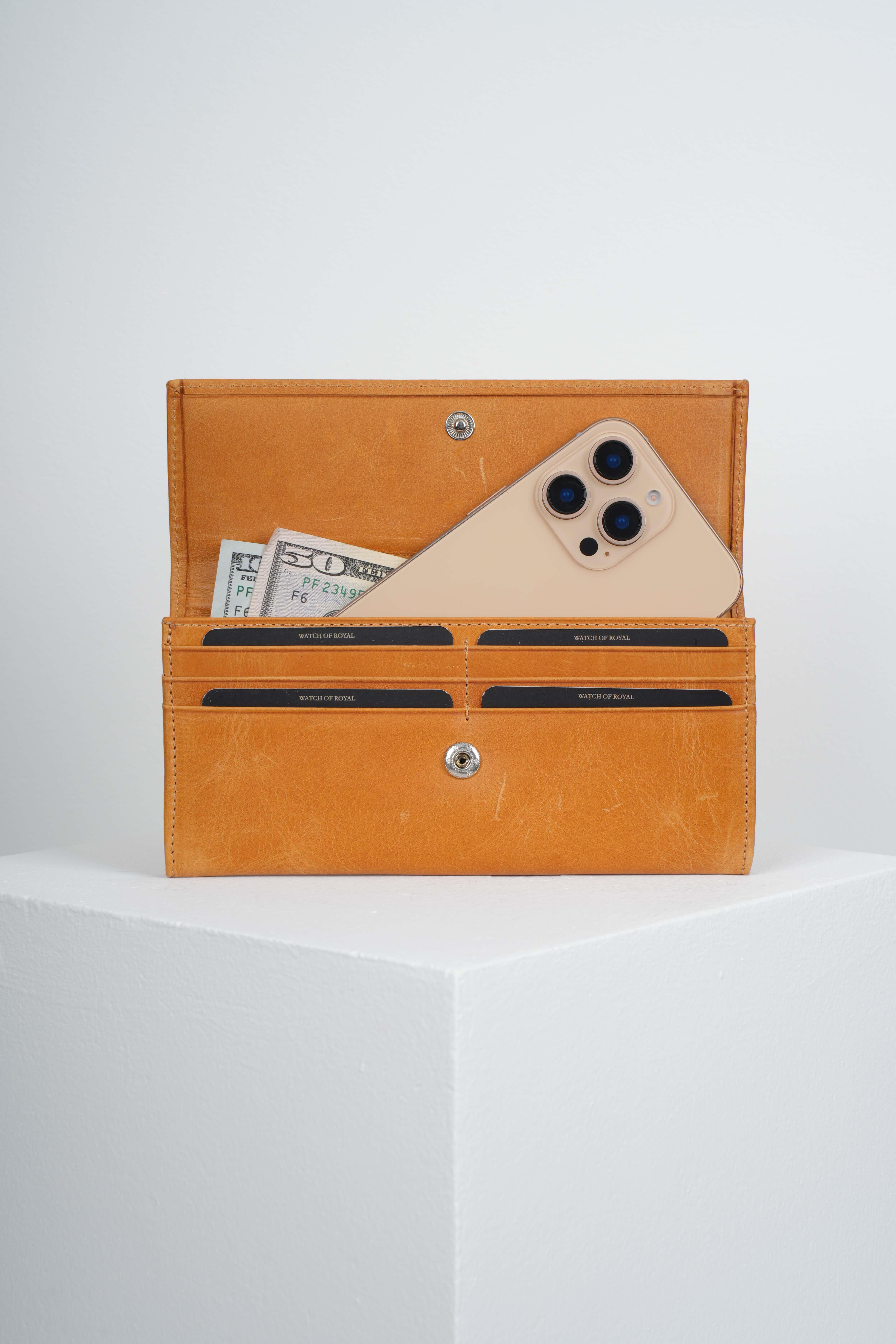 LUKE CRAZY YELLOW GENUINE LEATHER PHONE WALLETTelefon CüzdanıWATCHOFROYALLUKECRYLLWLUKE CRAZY YELLOW GENUINE LEATHER PHONE WALLET