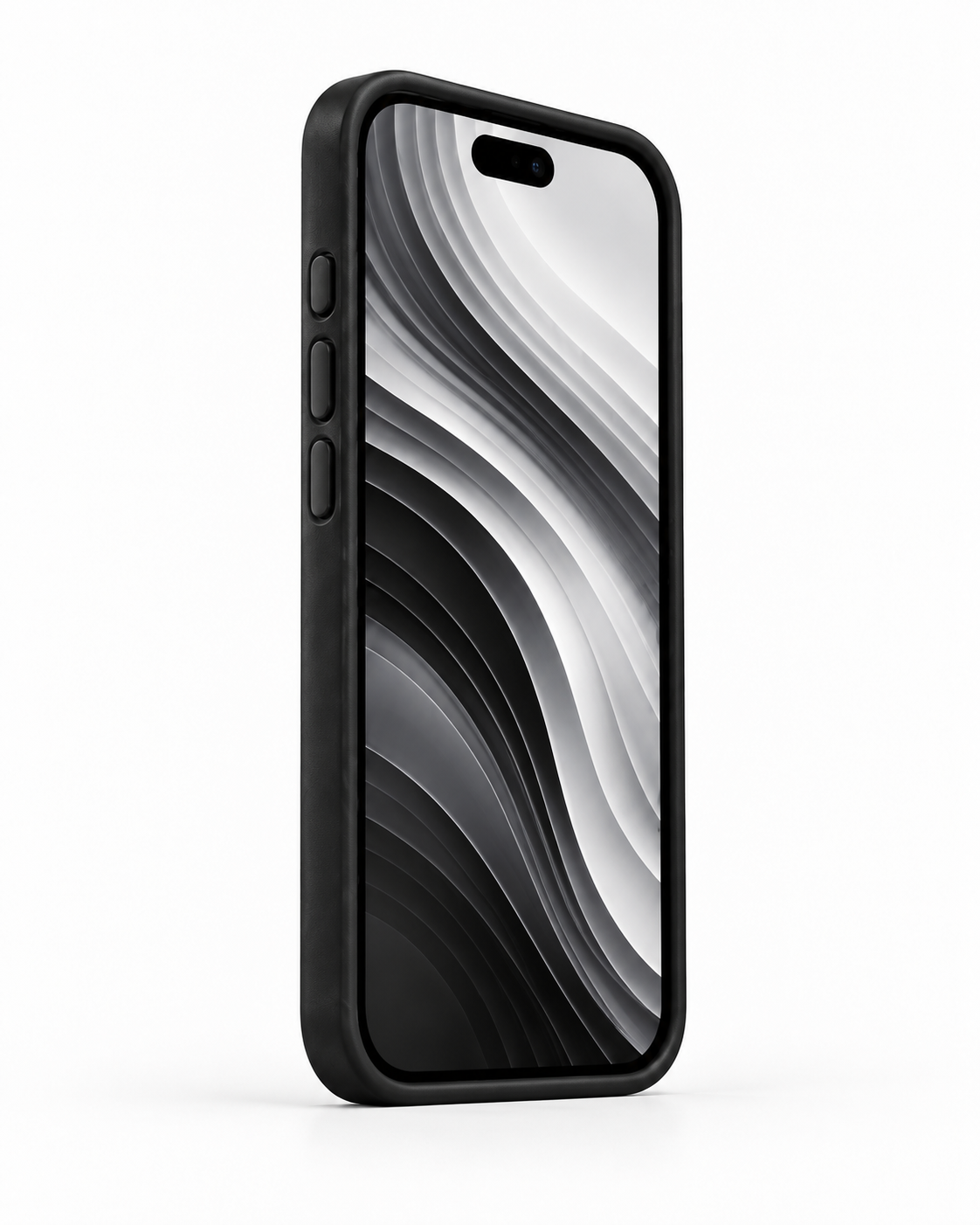 MagWalletCase Iphone 17 Pro Max Siyah Manyetik Özellikli Deri Kılıf + Kartlık