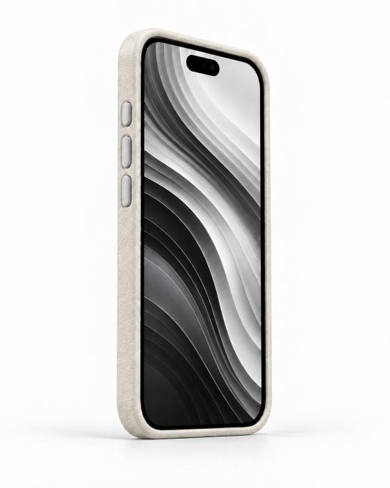 MonoCase Iphone 17 Air Beyaz Magsafe Özellikli Deri Kılıf 