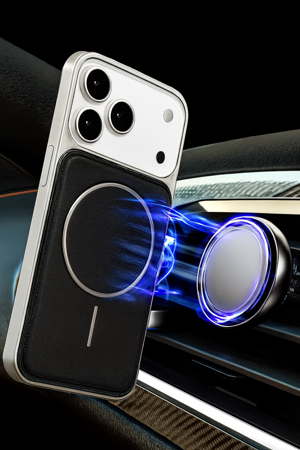 NeoMag Case Iphone 17 Pro Siyah Manyetik Özellikli Deri Kılıf Telefon CüzdanıWATCHOFROYALNeoMagCase17proNeoMag Case Iphone 17 Pro Siyah Manyetik Özellikli Deri Kılıf 