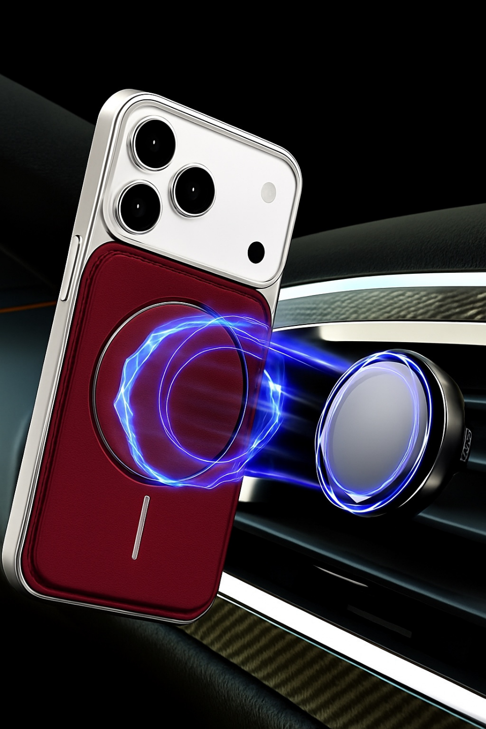 NeoMag Case Iphone 17 Pro Kırmızı  Manyetik Özellikli Deri Kılıf Telefon CüzdanıWATCHOFROYALNeoMagCase17proNeoMag Case Iphone 17 Pro Kırmızı  Manyetik Özellikli Deri Kılıf 