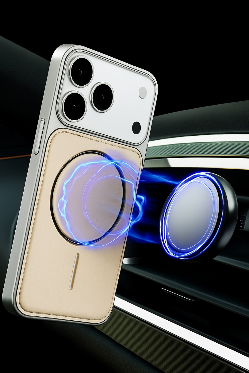 NeoMag Case Iphone 17 Pro Krem Manyetik Özellikli Deri Kılıf Telefon CüzdanıWATCHOFROYALNeoMagCase17proNeoMag Case Iphone 17 Pro Krem Manyetik Özellikli Deri Kılıf 