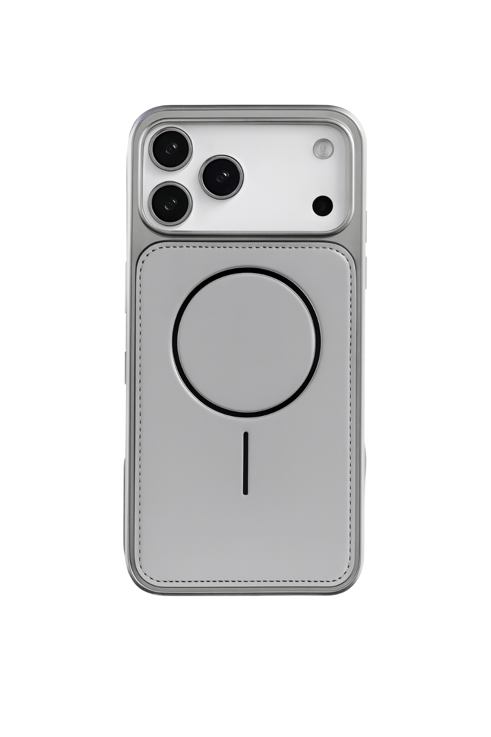 NeoMag Case Iphone 17 Pro Gri Manyetik Özellikli Deri Kılıf Telefon CüzdanıWATCHOFROYALNeoMagCase17proNeoMag Case Iphone 17 Pro Gri Manyetik Özellikli Deri Kılıf 