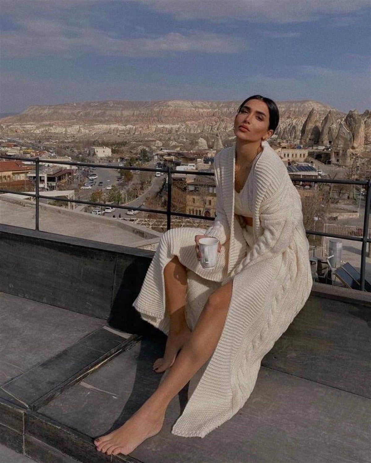 3 Parça Triko Örme Takım