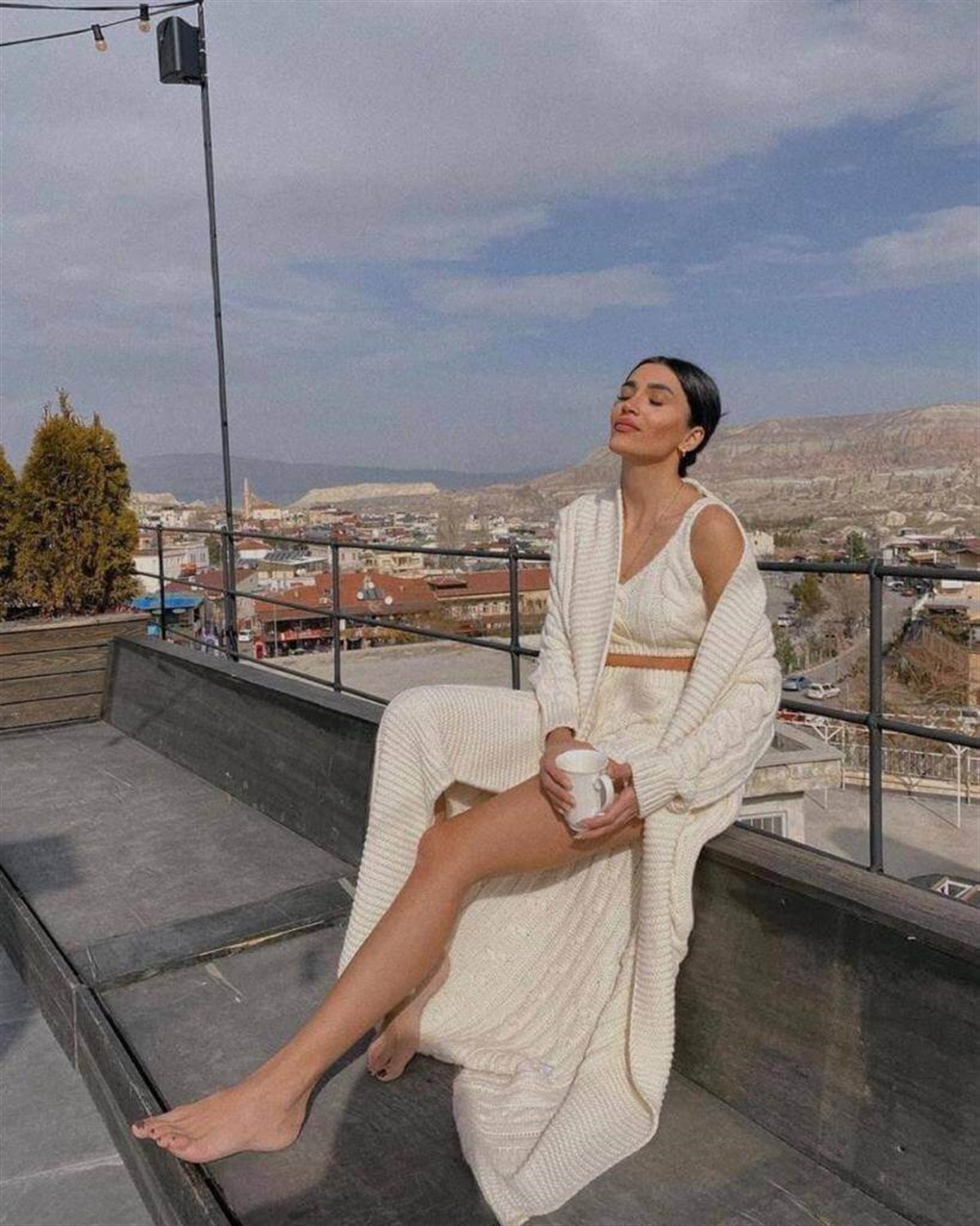 3 Parça Triko Örme Takım