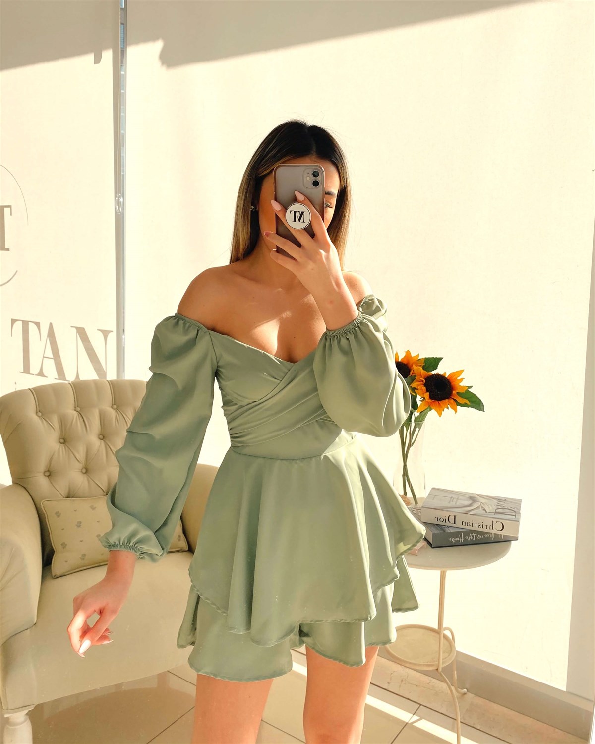 3 Renk Melina Elbise