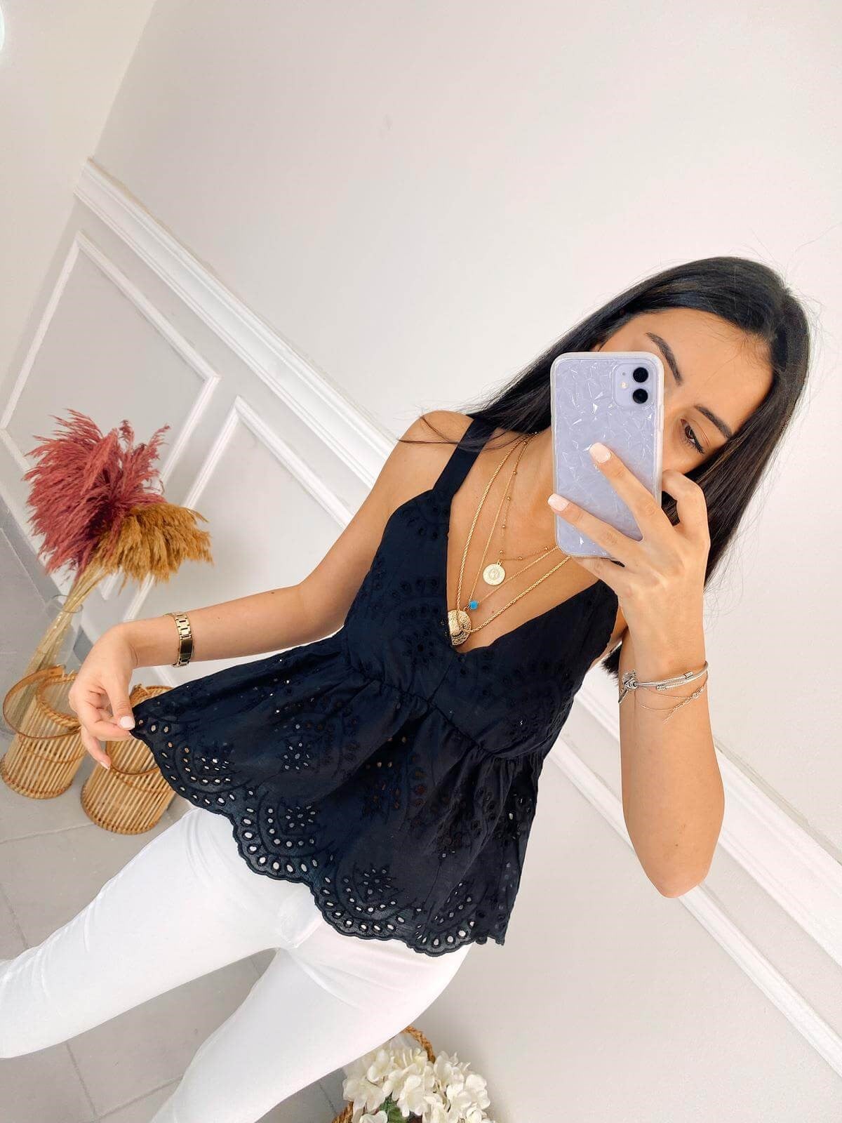 Askılı Fisto Bluz