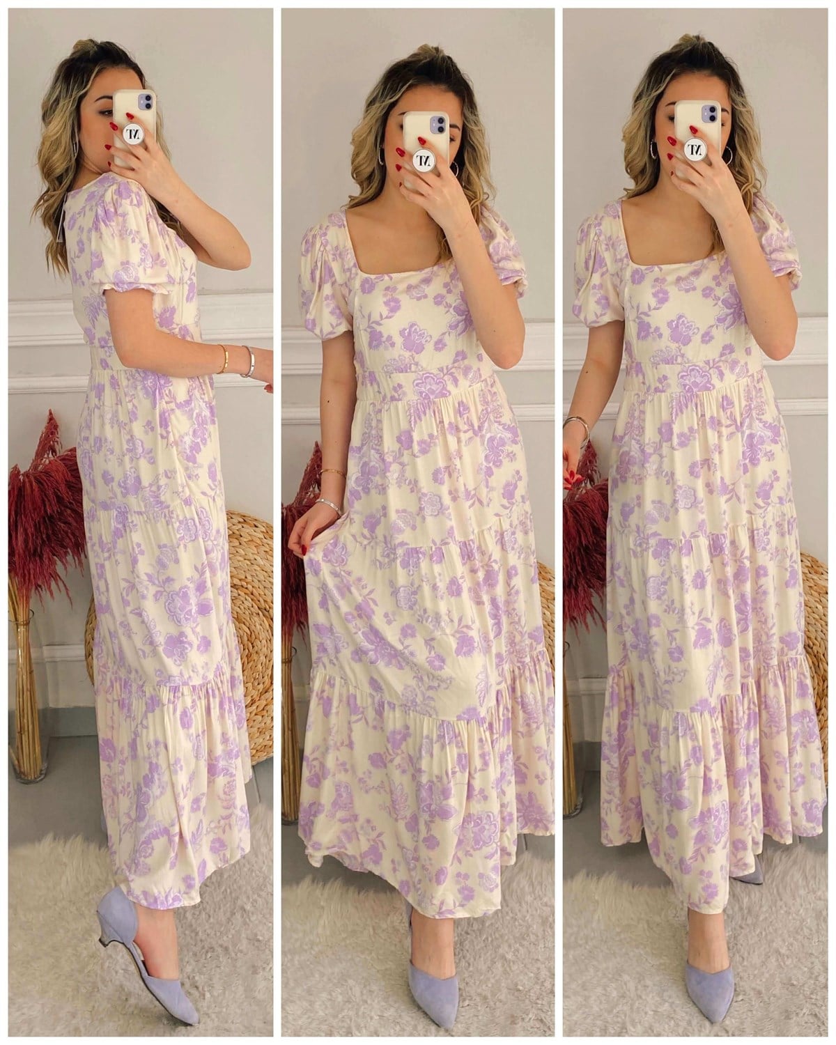 Bahar Dalı Çiçek Elbise