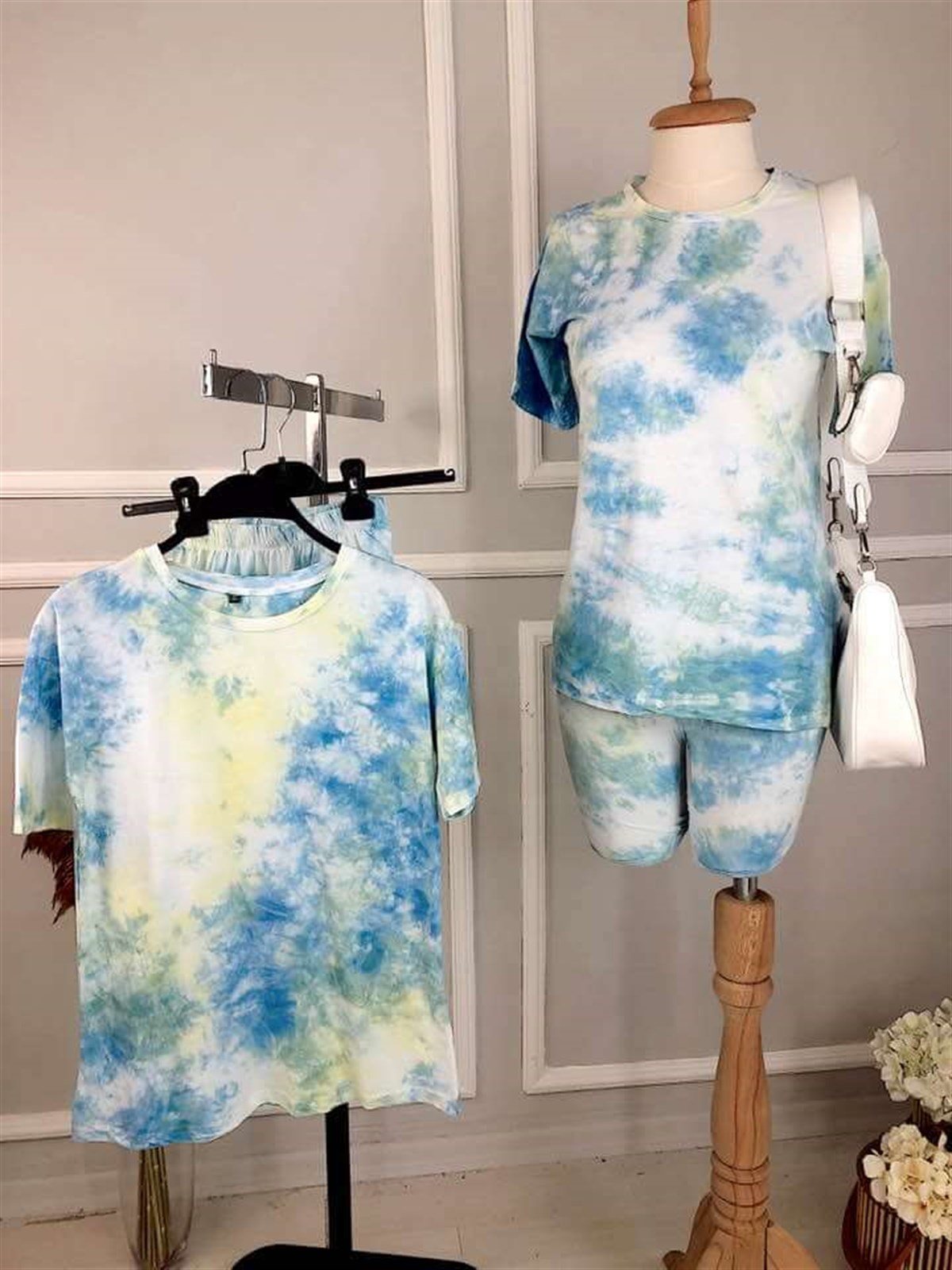 Batik Desen Şortlu Takım 