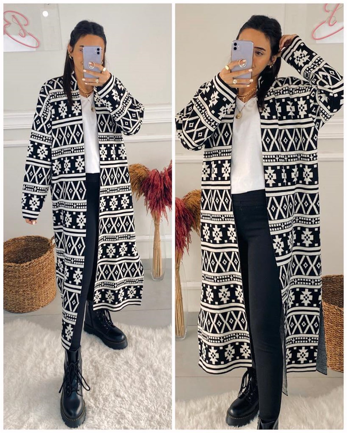 Etnik Desen Hırka