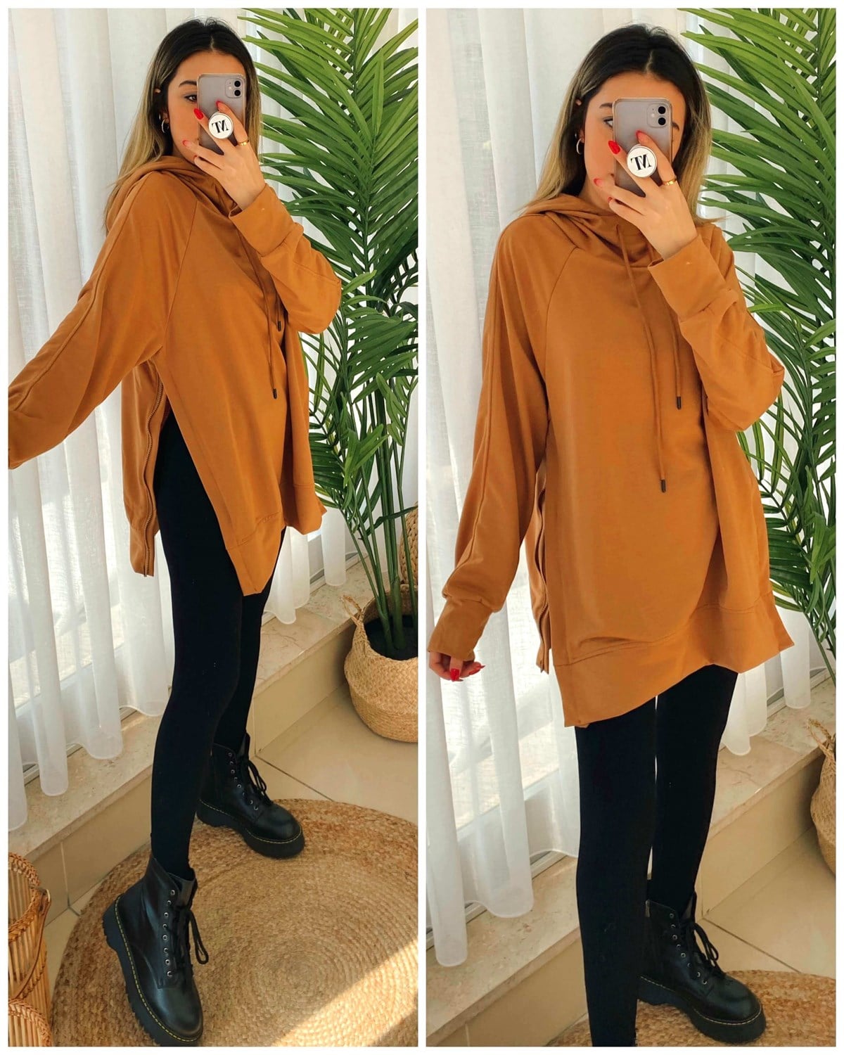 Fermuarlı Sweatshirt