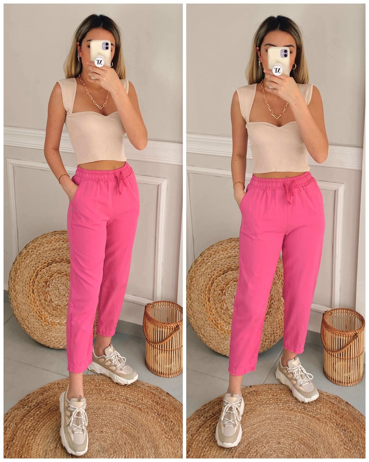 Gabardin Jogger Pantolon