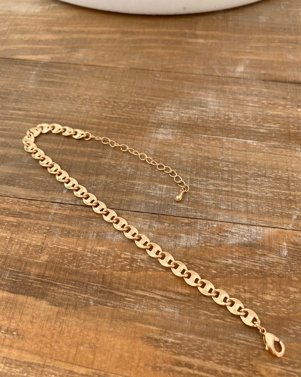 Gold Sarmalı Ayarlanabilir Bileklik