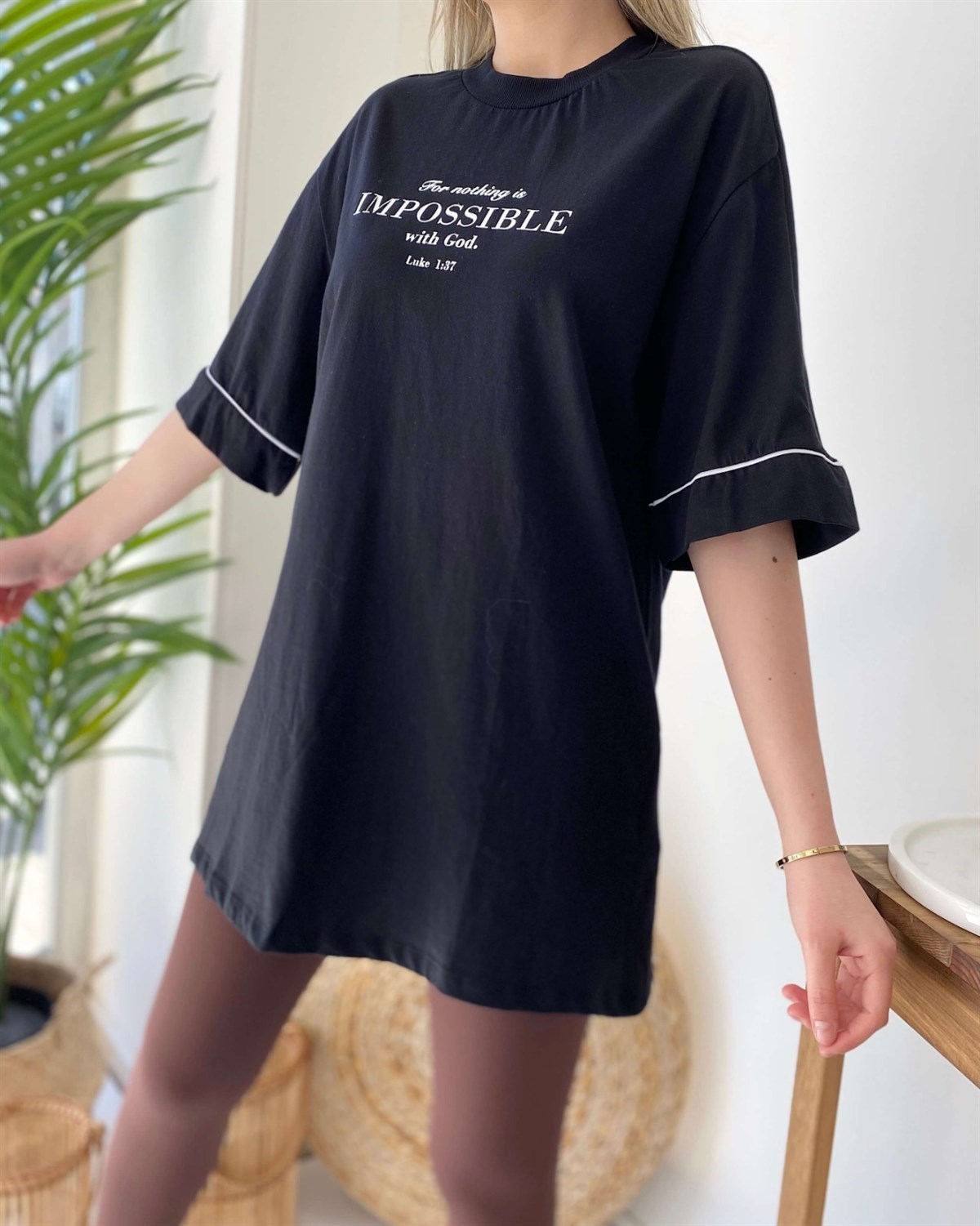 İmpossıble Tshirt - Siyah