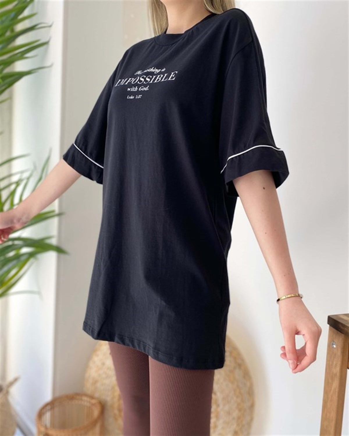 İmpossıble Tshirt - Siyah