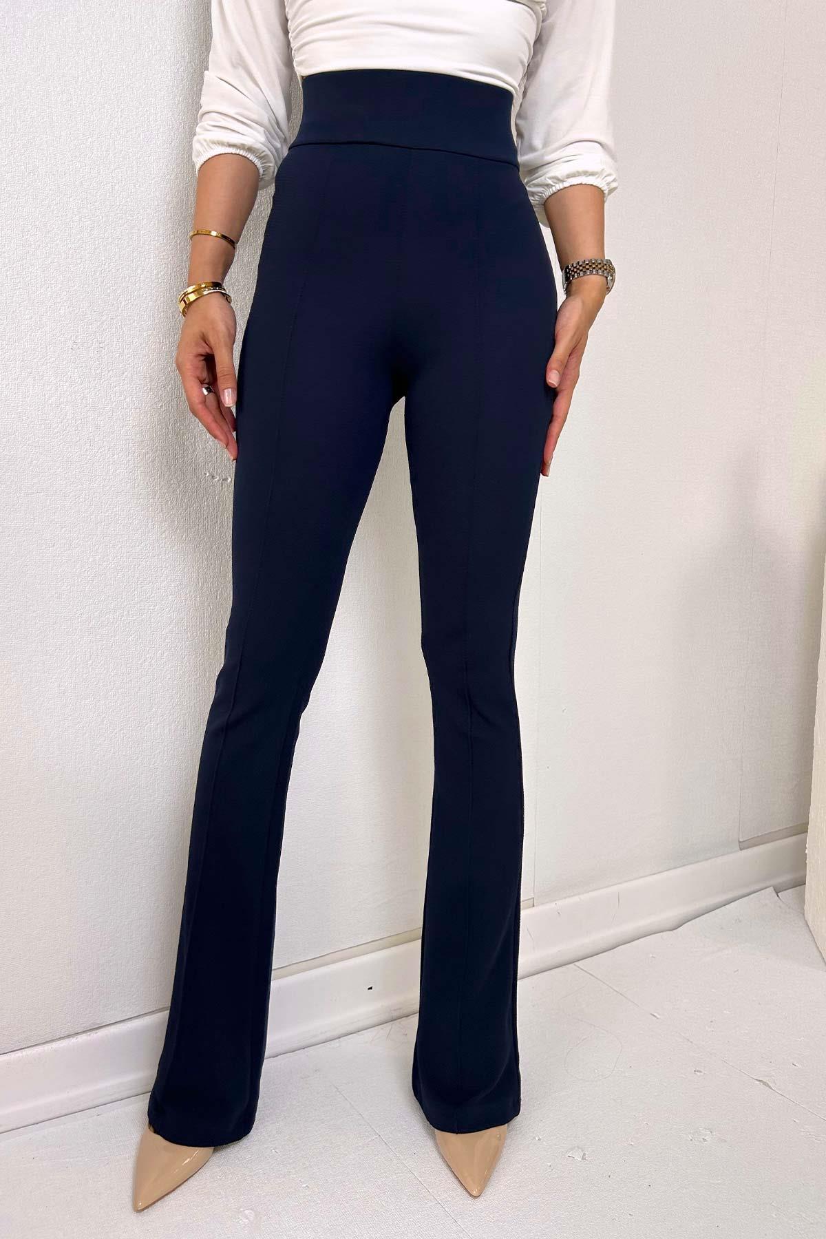 İspanyol Model  Kadın Pantolon - Lacivert