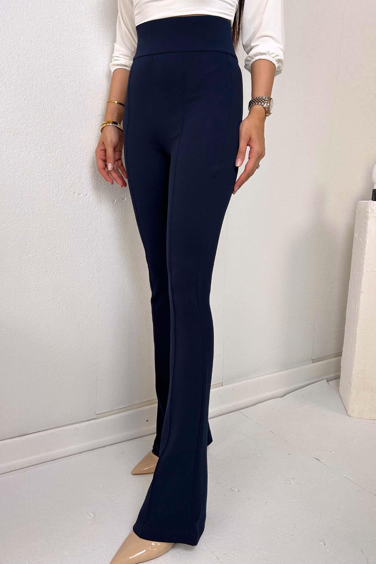İspanyol Model  Kadın Pantolon - Lacivert