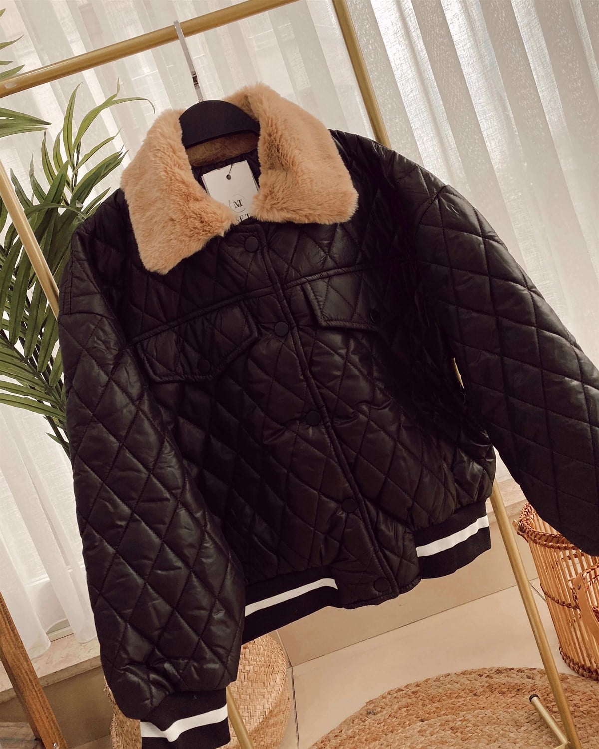 Kapitone Kürklü Ceket & Kaban