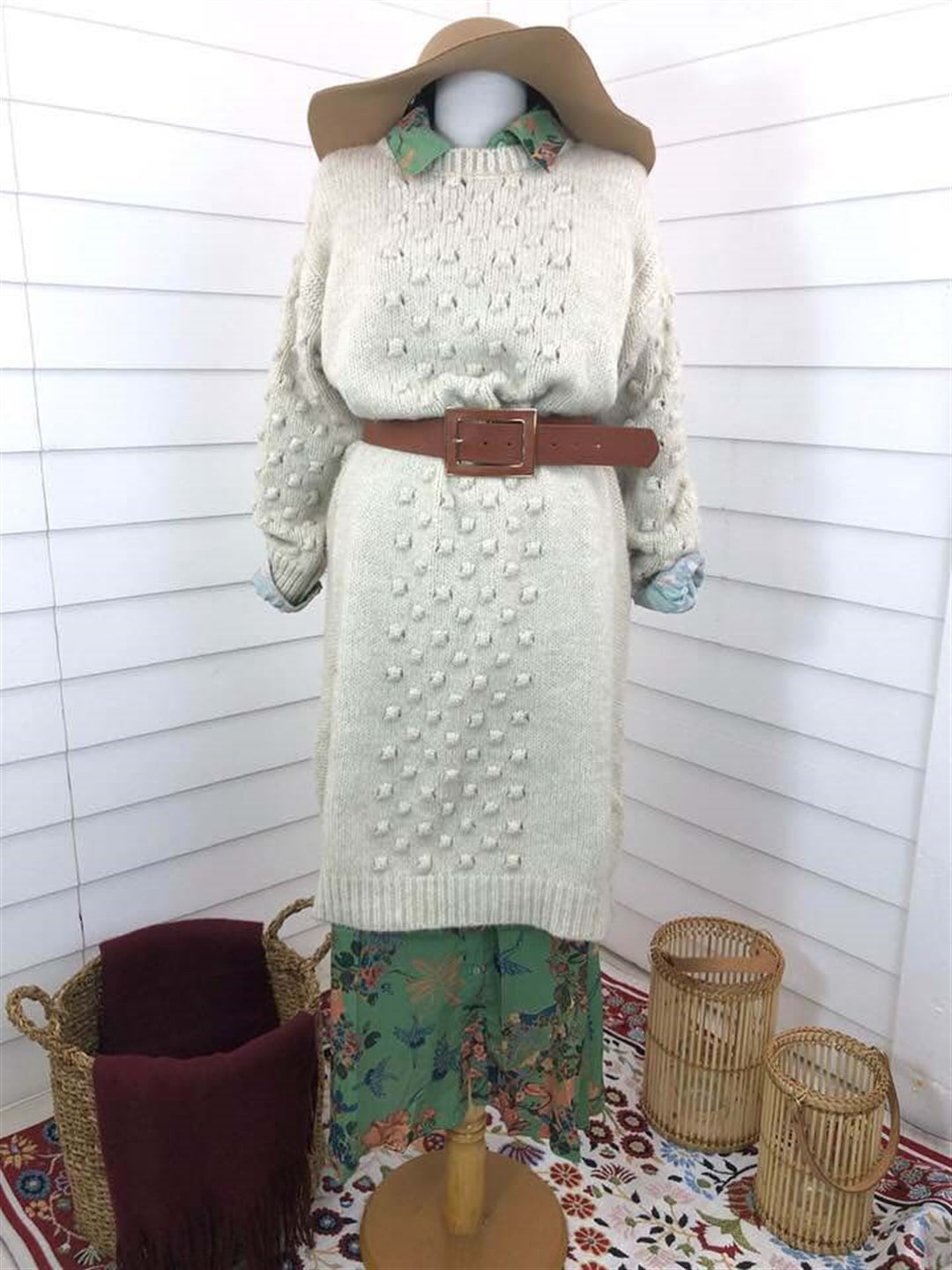 Kazak Elbise-Bej
