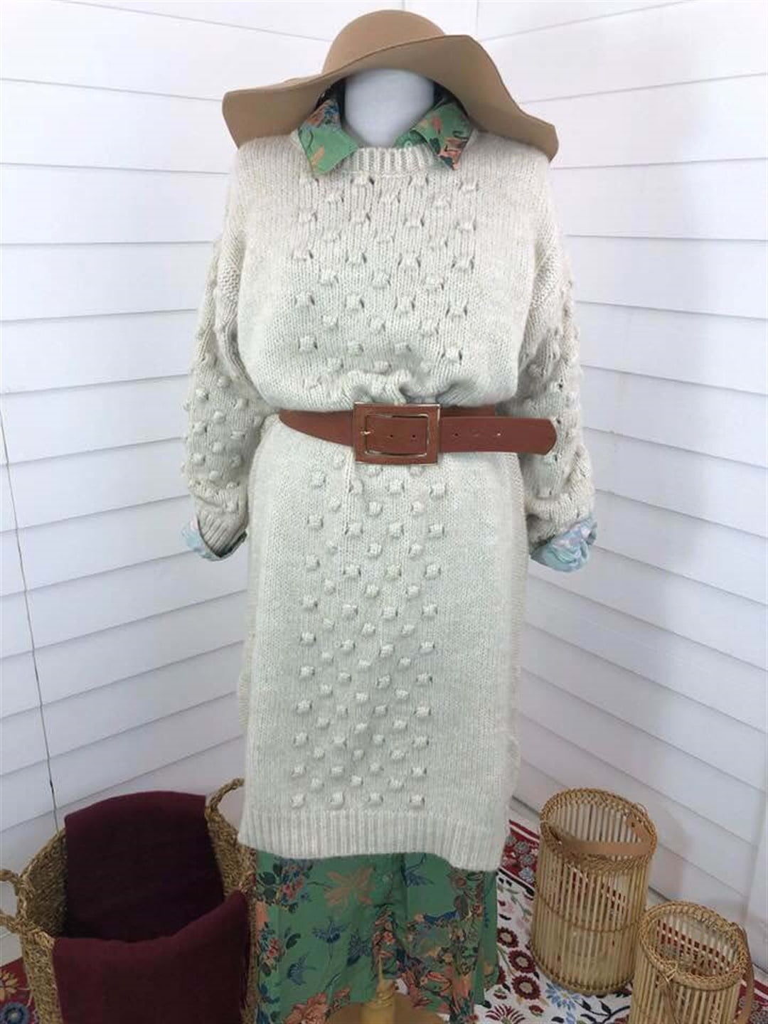 Kazak Elbise-Bej